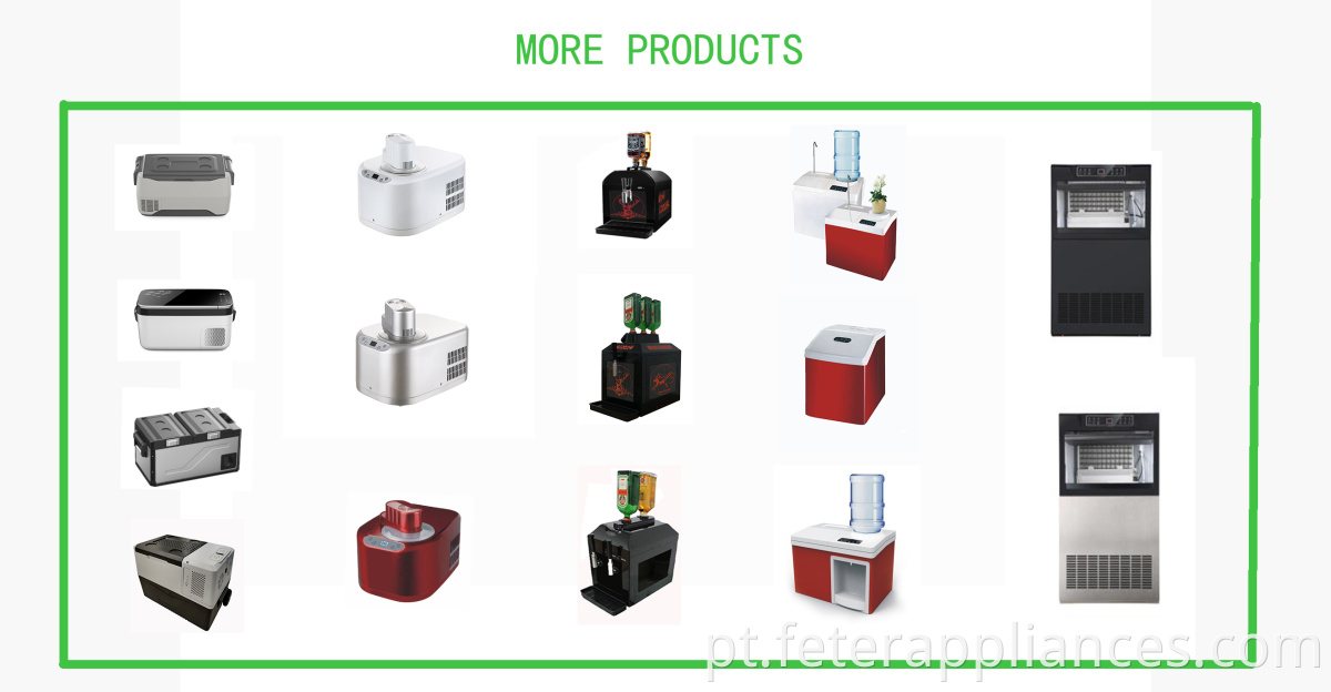 Tampo da mesa com dispensador de água para refrigerador doméstico elétrico com economia de energia de resfriamento elétrico